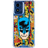 DC Comics Batman Mask Vintage Pattern Moto G 5G (2024) Clear Case